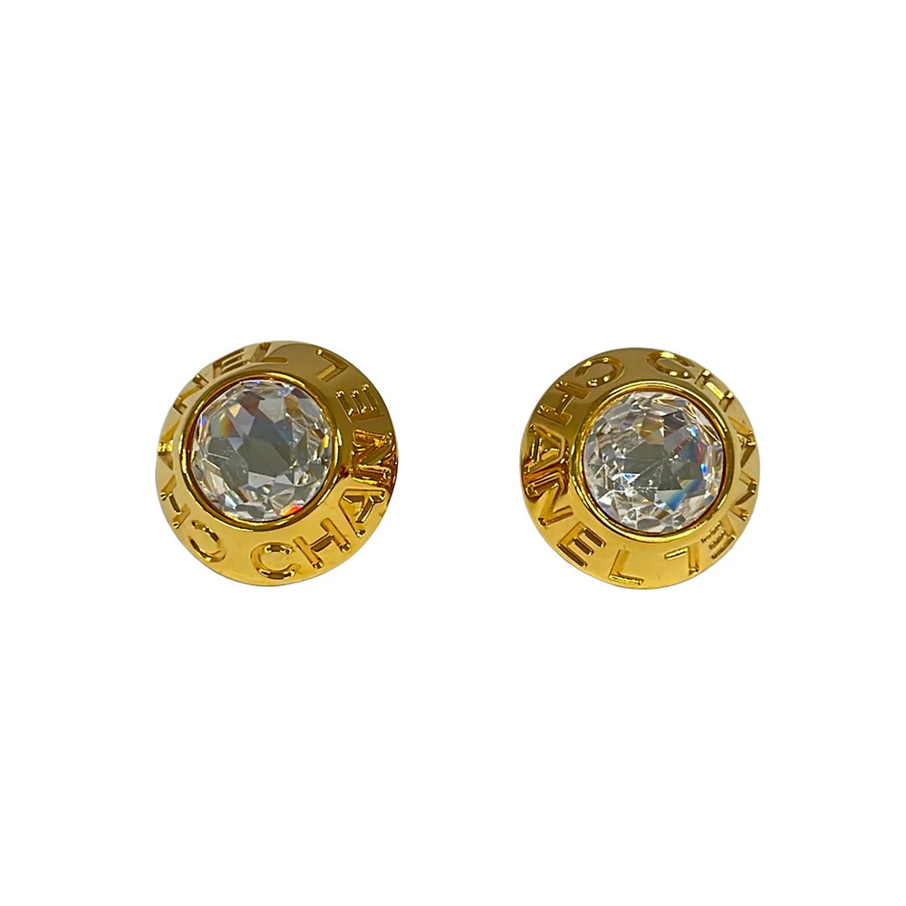 Chanel Gold Clear Hardware Rhinestones #306881C66B